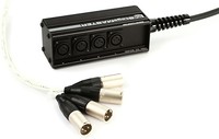 Pro Co SMAST0400FBM-25 25' Low Profile 4-Channel XLR Drop Snake