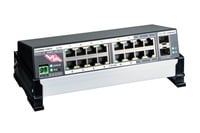 Pathway Connectivity P6716  VIA16 PoE Ethernet Switch, 16 Port, eDIN  (8") 