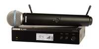 Shure BLX24R/B58-J11 Wireless Rackmount System with Beta 58A Handheld Mic, J11 Band