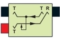 Neutrik NYS-SPCR Send/Return Module Split Print