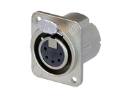 Neutrik NC5FD-LX-M3  Receptacle DLX series 5 pin female - solder - nickel/silver, 