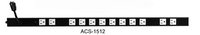 Lowell ACS-1512 15A AC Power Strip with Cord (12-Outlet)