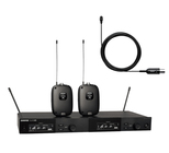 Shure SLXD14D/TL47B-K Dual-Channel Bodypack System with Lavalier Microphone, G58 Band