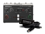Roland Professional A/V V-02HD STR Multi-Format Video Mixer with UVC-01 HDMI to USB 3.0 Encoder