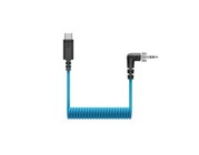 Sennheiser CL-35-USB-C  Locking 3.5mm TRS to USB-C Coiled Cable 