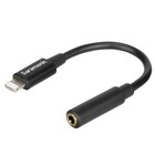 Saramonic SR-C2002  Apple Lightning Connector to Female 3.5mm TRRS Cable, 3" 