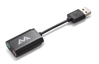 Antlion Audio USB Sound Card Audio Adapter for Wired 3.5mm Microphones and Headphones