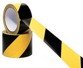 Rose Brand Safety Tape 18yd Roll of 2" Wide Black and Yellow Striped Vinyl Tape