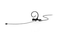 DPA 4188-DC-F-B00-LE 4188 Directional Headset Microphone with MicroDot Connector, Black