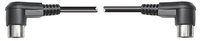 Hosa MID-305RR Right Angle MIDI Cable, Male - Male, 5 Feet