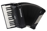 Hohner BR48B-N Bravo II 48 Lightweight Accordion, Black