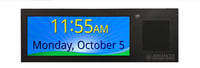 Advanced Network Devices IPCSHD-MB  IP Clock High Def. Display - Matte Black 