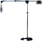 Latch Lake Music MICKING-2200-CHROME micKing 2200 Microphone Stand with Boom Arm in Chrome