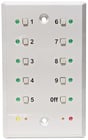 Doug Fleenor Design PRE10-A-POPO-WHT  DMX512 Wall Zone Controller - White Faceplate