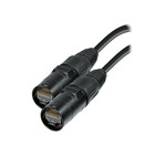 Link USA ER6N5B6SF03 3' CAT6A STP Ethernet Cable, Neutrik etherCON Black