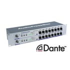 Audio Press Box APB-D216-R-D  Active, RACK, 2Ch Dante/Line In,16 LINE/MIC Out, Out for Exp 