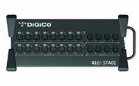 DiGiCo A168D STAGE 16 Analog Inputs x 8 Analog Outputs Dante-Enabled Stagebox