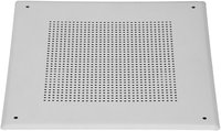 Quam BS8WS 8" Square Stud-Mount Ceiling Speaker Baffle, White Powder Finish