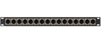 My Custom Shop CTX-16XMXF XLR Feedthru 1RU Patch Panel