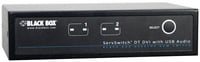 Black Box Network Svcs KV9632A [Restock Item] 2-Port ServSwitch DT DVI KVM Switch with Bi-Directioal Audio