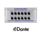 Audio Press Box APB-112-SB-D Active, Portable, 1 channel DANTE input, 12 LINE/Mic outputs