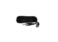 Philmore 44-009 6' 3.5mm Stereo Mini Plug to Mini Jack, Black