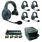 Eartec Co EVX5S Full Duplex Wireless Intercom System W/ 5 Headsets
