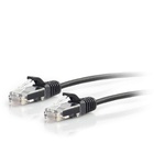 Cables To Go 01103  4ft Cat6 Snagless Unshielded (UTP) Slim Ethernet Network Patch Cable, Black