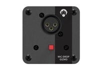 Angry Audio MIC-DROP-GIZMO  XLR Pass-Through Connector with Mute Button 