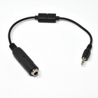 Angry Audio Headphone Disconnector (MINIM-TRSF) 1/8" TRS Male Plug to 1/4" TRS Female Jack