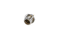REAN RT5MP 5 Pole TINY Male XLR Chassis Connector, Nickel / Gold, Max Panel Thickness 6mm