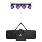 Chauvet DJ 4Bar ILS 4x LED RGB Par Wash Light Solution With Stand And Bag