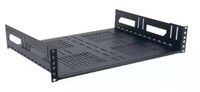 Lowell RMK218-LFP  Hinged Rackmount Shelf with Vented Base