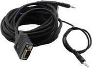 Kramer C-MGMA/MGMA-10 15-Pin HD Male to Male + Audio Micro VGA Cable, 10 ft.