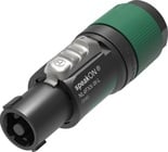 Neutrik NL4FXX-W-L-D  speakON XX Series Cable End, 4 Pole Green10-16 mm, 100ct Box 