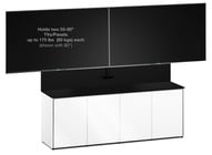 Salamander Designs D2/347BM2  4-Bay, Standard Profile Cabinet, Dual Display 