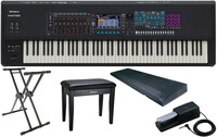 Roland FANTOM-8-K 88-Key Music Workstation with Essential Accessory Bundle