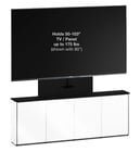 Salamander Designs D1/337AM1 3-Bay with Single Monitor & Camera, Low-Profile Wall Cabinet