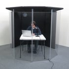Clearsonic IPI 5.5' x 6' x 5' Isolation Booth with Lid