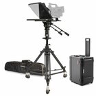 ikan PT4500S-PEDESTAL-TK  19" SDI Teleprompter, Pedestal & Dolly Turnkey with Travel Case