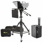 ikan PT4500S-TM-PEDESTAL-TK "15" SDI Teleprompter, Pedestal & Dolly Turnkey with Talent Monitor & Travel