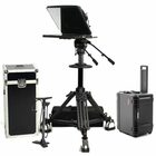 ikan PT4700S-PEDESTAL-TK  17" SDI Teleprompter, Pedestal & Dolly Turnkey with Travel Case