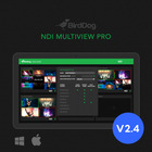 BirdDog Multiview Pro MAC NDI Multiviewer with up to Six 4x4 Outputs for MAC
