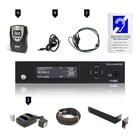 Williams AV FM 558 PRO D FM+ Assistive Listening with 4 Receivers + Rack Kit, Dante