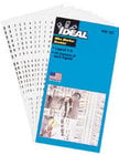 Ideal 44-103 10 Page Wire Marker Booklets (Legend: 1-45)