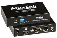 MuxLab 500754-RX  HDMI / RS232 over IP Video Wall Receiver with PoE, 330'