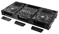 Odyssey FZ12CDJWXD2BL Black Extra-Deep DJ Coffin Case for 12" Format DJ Mixers