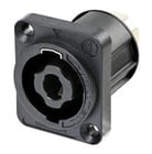 Neutrik NL4MPXX SpeakON XX Series 4-Pole Receptacle, Rectangular Flange