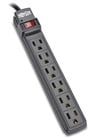 Tripp Lite PS66B 6-Outlet Power Strip, 6' Cord, Black Housing