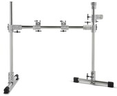 DW 9000 Series Side Drum Rack 3 Straight Bars, 5 Clamps, and 6 Hinged Memory Locks